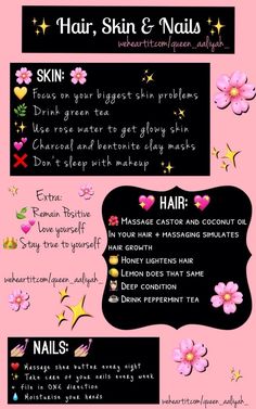 Haut Routine, Hair Skin And Nails, Clear Skin Tips, Beauty Tips For Glowing Skin, Baddie Tips, School Looks, Glow Up Tips, Girl Tips, My Posts