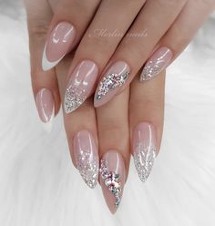 wedding nails, wedding, bridal nails, bridal nails designs, wedding nails for bride, wedding nail design Bridal Nail Ideas, Wedding Guest Nails, Vintage Nail Art, Glitter Gradient Nails, Natural Gel Nails, Cute Summer Nail Designs, Wedding Nail Art