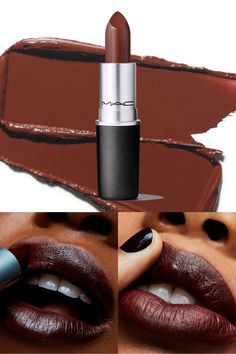 16 Best MAC Lipstick For Dark Skin From Nude to Red Mac Matte Lipstick Shades, Most Popular Mac Lipsticks, Popular Mac Lipsticks, Dark Brown Lipstick