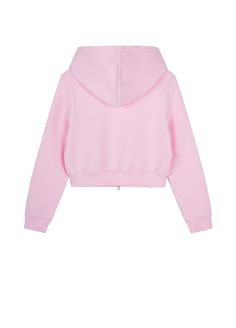 54% cotton 22% lyocell 17% polyester 7% spandex Front zipper closure Side seam slip pockets Pink Hoodie, Cropped Hoodie, Front Zipper, Cotton Blend, Spandex, Zipper, Black