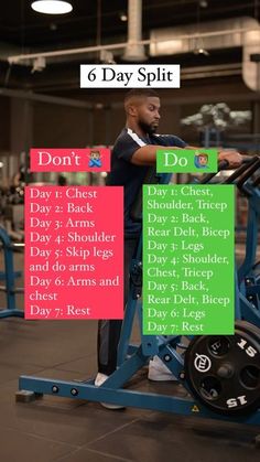 a man is doing exercises on a stationary exercise machine with the words don't do it