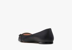 Trust us. The only thing flat about these flats are the soles. And we think they're a super chic alternative when you need a day off from your heels. | Kate Spade Deneuve Flats, Black - 9.5 Kate Spade Outlet, Off Black, Black 7, Day Off, Shoes Flats, Kate Spade, Outlet, Heel Height, Heels