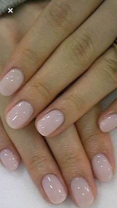 Squoval Nails, Light Pink Nails, Pink Manicure, Dipped Nails, Short Acrylic Nails, Nail Lacquer, Nail Manicure