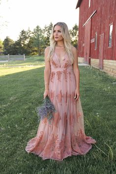 Blush Floral Mesh Lace Dress Maxi Long Evening Wedding Cocktail Prom Backless Open Back Lace Dress Mixed Floral Bridesmaid Dresses, Multicolored Bridesmaids Dresses, Beautiful Dress For Wedding, Maxi Dress Bridesmaid, Bohemian Bridesmaid Dress, Blush Maxi Dress, Dress Engagement, Bridesmaid Dresses Boho, Aurora Dress