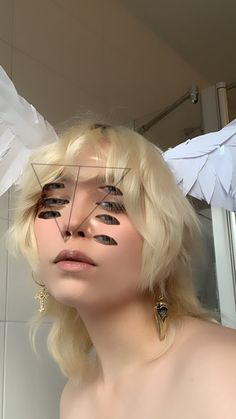 Blond Mullet, Mullet Man, Moon Core, Haircut Inspo, Alternative Makeup, Pinterest Hair