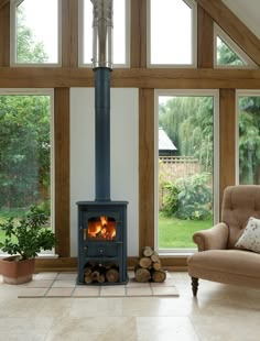 a living room filled with furniture and a fire place