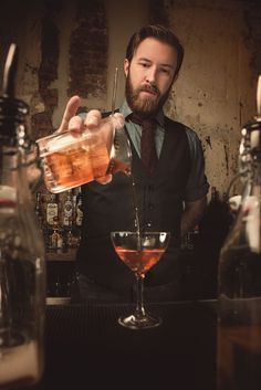 Fine whisky tastes better in crystal glass. Shop the perfect glassware and cigar accessories at boulesse.com/en/ Bartenders Photography, Bartender Uniform, Cocktail Photography, Restaurant Photography, Renovation Design, Mixology, A Drink, Photography Inspiration