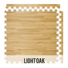 the light oak floor mat is shown