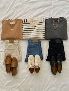 Casual Professor Outfit, Lilly And Grant, 3 3 3 Outfits, Quiet Luxury Outfits 2024, Outfit Mujer Casual, Polished Casual Outfits, Aethstetic Clothes, Outfit Simple Casual, Ootd Flatlay