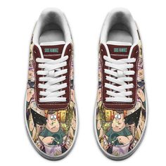 Soos Ramirez Air Sneakers Custom Gravity Falls Cartoon Shoes All of our Air Sneakers styles are custom-made-to-order and handcrafted to the highest quality standards. High-quality rubber sole for traction and exceptional durability Lace-up closure for a snug fit. Material: Microfibre leather: chemical & abrasion resistance, anti-crease, aging resistance Please allow 7-10 business days to receive a tracking number while your order is hand-crafted, packaged and shipped from our facility. Soos Ramirez, Gravity Falls Cartoon, Shoes Air Force, Air Force 1 Shoes, Air Sneakers, Youthful Style, Cartoon Shoes, Shoes Air, Custom Cartoons