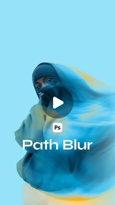 a blurry image of a person with a hat on and the words path blurr