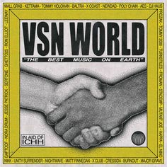 the front cover of v s n world magazine, featuring two hands shaking each other