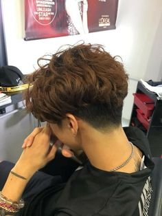 •tik tik• Making A Book, Tapered Haircut, Mens Hairstyles Thick Hair, Wavy Hair Men