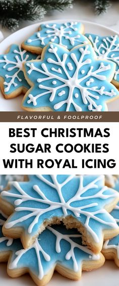 the best christmas sugar cookies with royal icing