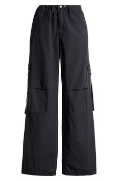 Set out on the adventure of the day in these drawcord-toggle pants made from breathable cotton and fashioned with D-ring-cinched cargo pockets for essentials. 31" inseam; 23" leg opening; 11" front rise; 15 1/2" back rise (size Medium) Zip fly with snap closure Drawcord-toggle waist Cargo flap-patch pockets with buckle closure 100% cotton Machine wash, line dry Imported Outdoor Cotton Cargo Pants With Drawstring, Outdoor Cotton Parachute Pants With Belt Loops, Cotton Cargo Pants With Belt Loops For Outdoor, Cotton Cargo Pants, Fragrance Cologne, Baby Gear Essentials, Rollerball Perfume, Curly Hair Care, Fragrance Design