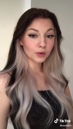 Under Hair Color, Under Hair Dye, Hair Dye Videos, Two Toned Hair, Hair Dye Ideas