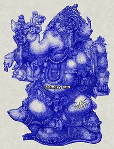 Ganesh ji simple drawing