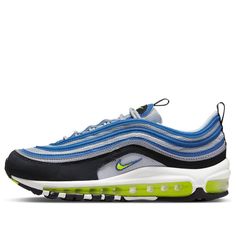 DQ9131-400 Blue Nike Air Max For Jogging With Air Cushioning, Blue Nike Air Max With Air Cushioning For Jogging, Blue Nike Air Max For Jogging With Cushioned Footbed, Marathon Running Shoes, Nike Air Max 97, Running Shoes Sneakers, Sneaker Collection, Stylish Sneakers, Perfect Pair