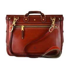 Heirloom Messenger - Tan Functional Leather Satchel With Pockets, Classic Business Briefcase With Pockets, Classic Business Briefcase, Luxury Leather Trim Saddle Bag For Travel, Luxury Saddle Bag With Leather Trim For Travel, Classic Travel Briefcase With Pockets, Classic Briefcase With Pockets, Leather Briefcase With Pockets For Business, Leather Business Briefcase With Pockets