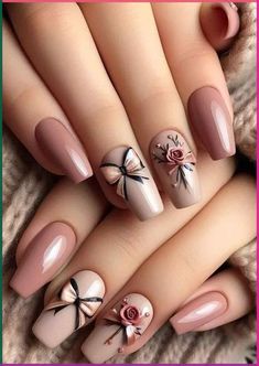 Cute Summer Nail Ideas, Plaid Nail Designs, Nail Art Simple, Latest Nail Designs, Romantic Nails, Summer Nail Ideas, Plaid Nails, Beauty Nails Design