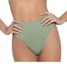 Nwt Pq Aquarius Hillary High Waist Swim Bottom Size Medium You Get A Comfortable, Flattering Look With These High Waist Bikini Bottoms In Our Aquarius Green Texture. From A Smoke And Pet Free Home. Thank You For Viewing, Feel Free To Ask Questions . Green Swimwear, High Waisted Swim, High Waist Bottoms, Swim Suit Bottoms, Swim Bottoms, Womens Swim, High Waist, High Waisted, Size Medium