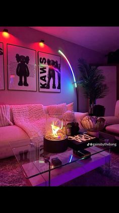 #homedecor, #interiordesign, #homedesign, #decor inspiration Apartment Terrace Decorating, Graphic Living Room, Futuristic Apartment Decor, Esthetic House Decor, Cool Apartment Wall Decor, Baddie House Decor Living Room, Cute Living Room Inspiration, Apartment Inspo For Couples, Aura Apartment Decor