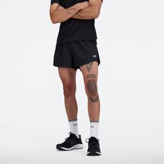 Expect a slim fit; if in-between sizes  consider sizing up. Built for running. A lightweight and airy experience allows you to run your way with a brief that moves with you. Running Shorts Men, Running Short, New Balance Men, Running Shorts, Mens Shorts, New Balance, Short Outfits, Slim Fit, Running