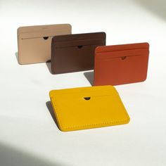 This functional cardholder is the perfect staple for a minimalist on the go. Made from soft Full Grain Leather with geometric cut details. You can comfortably store up to 5 cards in total.  ● DETAILS ● - one centre pouch - four cardholder sleeves ● Dimensions: ● 7.5cm x 10.5cm  ●  How do I keep it for life? ● ◍ The leather used makes it perfect for a lifetime.   ◍ Please use a soft leather cleaner and a dry cloth to clean out any stains that may appear on it.  ◍ If it gets wet- please wipe down with a cloth and leave it to dry. Do not apply any heat.  ● Who made it? ● ◍ This wallet was designed by myself, with all materials sourced personally. I only make small quantities to prevent waste and emphasise on handcrafting whenever possible. ◍ This wallet was handcrafted by myself and my partne Lime Butter, Soft Leather Purse, Leather Cleaner, Leather Industry, Money Clip Wallet, Card Holder Wallet, Card Holder Leather, Full Grain Leather, Cloth Bags