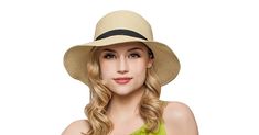 Women Floppy Sun Beach Straw Hats Wide Brim Foldable Summer Cap Plat Simple, Floppy Hats, Summer Cap, Straw Sun Hat, Sun Protection Hat, Small Women, Straw Hats, Sun Hats For Women, Sun Beach