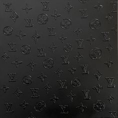 an image of a black background with different symbols