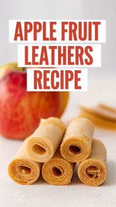 NA Easy Fruit Leather Recipe, Fruit Leather Dehydrator, Fruit Leather Recipe, Roll Ups Recipes, Fruit Roll, Fruit Leather, Fruit Roll Ups, On The Go Snacks, Easiest Apples