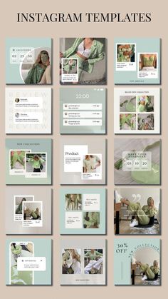 the instagramm templates are designed for photographers