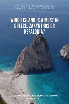 an advertisement for the greek island zakynthos or kefalonia?