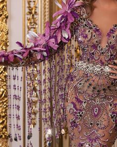 Taxes + Shipping included! Luxury Hand Embellished Purple Dresses, Luxury Glamorous Purple Dresses, Dress With Stones, Royalty Dresses, Luxury Glamorous Purple Mini Dress, Purple Dress Haute Couture, Embellished Purple Sequin Fabric For Glamorous Designs, Bling Outfits, Casting A Spell