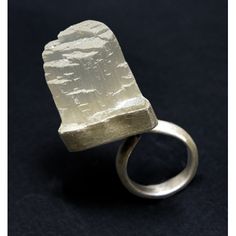 sterling silver and ulexite #ring #Sundance #fineartjewelry #artjewelry #upscalejewelry Fine Art Jewelry, Sterling Silver Ring, Jewelry Art, Skyscraper, Silver Ring, Sterling Silver Rings, Jewelry Design