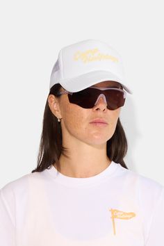 Our trucker hat is as chic as it is nostalgic. Made of nylon and mesh, it’s got the classic snap-back closure and tons of functional, sun-shielding style. Snow Accessories, Ski Club, Snowboarding Accessories, Ski Suits, Snow Jacket, Sock Shop, Snow Pants, Snap Backs, Ski And Snowboard