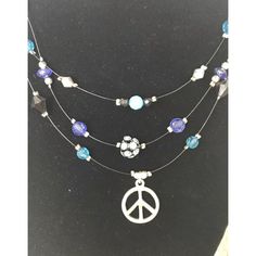 Nwt Aropostale Floating Bead Peace Necklace Silver Boho Necklace, Light Blue Necklace, Lavender Necklace, Peace Necklace, Pearl Drop Necklace, J Crew Necklace, Ceramic Necklace, Swarovski Crystal Necklace, Gem Necklace