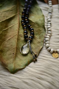 108 Mala Beads, Third Eye/throat Chakra Necklace, Buddhist, Shaman Necklace, Teardrop/tree of Life Prayer Beads - Etsy Nepal Spiritual Teardrop Pendant Crystal Necklaces With Natural Stones, Spiritual Healing Teardrop Necklaces, Adjustable Teardrop Spiritual Crystal Necklaces, 108 Mala Beads, Chakra Necklace, Throat Chakra, Mala Beads, Prayer Beads, Philadelphia Pa