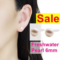 Invisible clip on earrings , ivory freshwater pearl clip on stud earrings bridal wedding non pierced earrings 6 mm 🌟MiyabiGrace Front page https://www.etsy.com/shop/MiyabiGrace 🌟Freshwater pearl invisible clip on earrings https://www.etsy.com/jp/shop/MiyabiGrace?show_panel=true&section_id=25116366 🔷Freshwater pearl details ◆Length:0.23 inches (0.6 cm) ◆Weight:1 g (0.04 oz) ◆Color: White ✨These are lustrous 6 mm freshwater pearl invisible clip on earrings. These clip on earrings are suitable f Non Pierced Earrings, Ivory Earrings, Pearl Details, Cute Gift Boxes, Earring Findings, Clip Earrings, Pierced Earrings, Bridal Earrings, Skin Color