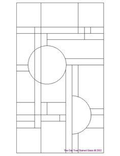 an architectural drawing with lines and circles in the shape of rectangles on top of each other