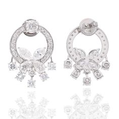 For Sale on 1stDibs - Add a touch of timeless elegance to your jewelry collection with these exquisite Wedding Diamond Earrings. Handcrafted with meticulous attention to detail, Luxury Platinum Diamond Earrings Hallmarked, Luxury White Brilliant Cut Bridal Earrings, Classic Brilliant Cut Chandelier Earrings For Anniversary, Luxury Platinum Dangle Diamond Earrings, Luxury Diamond Earrings With Halo Design, Luxury Chandelier Earrings With Diamond Accents For Anniversary, Luxury White Gold Chandelier Earrings With Elegant Design, Classic White Gold Diamond Chandelier Earrings, Luxury Wedding Diamond Earrings