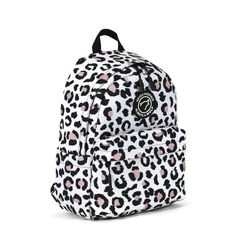 Leopard Classic Backpack Waterproof Backpack For Students, Waterproof Student Backpack, Back To School Outdoor Backpack, Casual White Hiking Backpack, Durable Functional Backpack For School, Practical Backpack For Hiking And School, White Backpack For Outdoor And Back To School, Back To School White Outdoor Backpack, White Backpack For Outdoor Activities And School