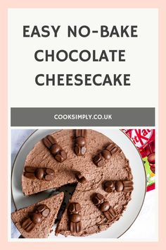 Easy No-Bake Chocolate Cheesecake Family Breakfast Recipes