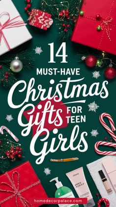 Explore 14 must-have Christmas gifts for teen girls that combine style and practicality. From trendy accessories to unique tech and personalized items, these ideas will bring a smile to her face this holiday season. #TeenGirlGifts #ChristmasIdeas #HolidayShopping