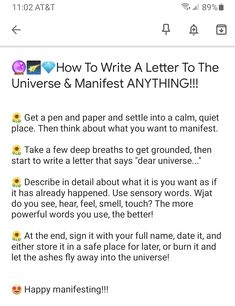 Sensory Words, Spiritual Manifestation, Manifestation Law Of Attraction, Manifestation Journal, Positive Self Affirmations, Manifestation Affirmations, Manifestation Quotes, Pen And Paper