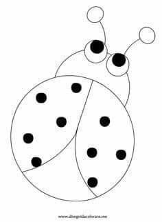 a ladybug coloring page for kids