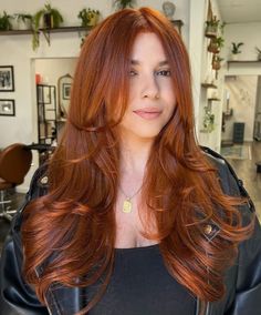 Long Red Haircut with Butterfly Step Layers Butterfly Hairstyle, Character Customization, 2023 Aesthetic, Butterfly Haircut, Hair Tint, Pretty Accessories, Long Red Hair