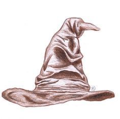 a drawing of a wizard's hat