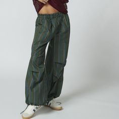 Nwt Uo Sloan Poplin Striped Balloon Pant. Size Xs. Super Fun And Cute! Details In Pics :) Green Cargo Pants For Loungewear, Casual Loungewear Pants By Urban Outfitters, Casual Loungewear Pants From Urban Outfitters, Urban Outfitters Relaxed Fit Pants For Loungewear, Urban Outfitters Casual Loungewear Pants, Casual Pants With Elastic Waistband By Urban Outfitters, Casual Urban Outfitters Pants For Loungewear, Casual Urban Outfitters Pants With Elastic Waistband, Urban Outfitters Cotton Lounge Pants