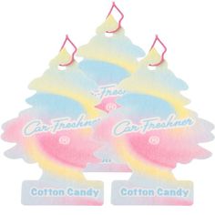 cotton candy christmas tree shaped ornament